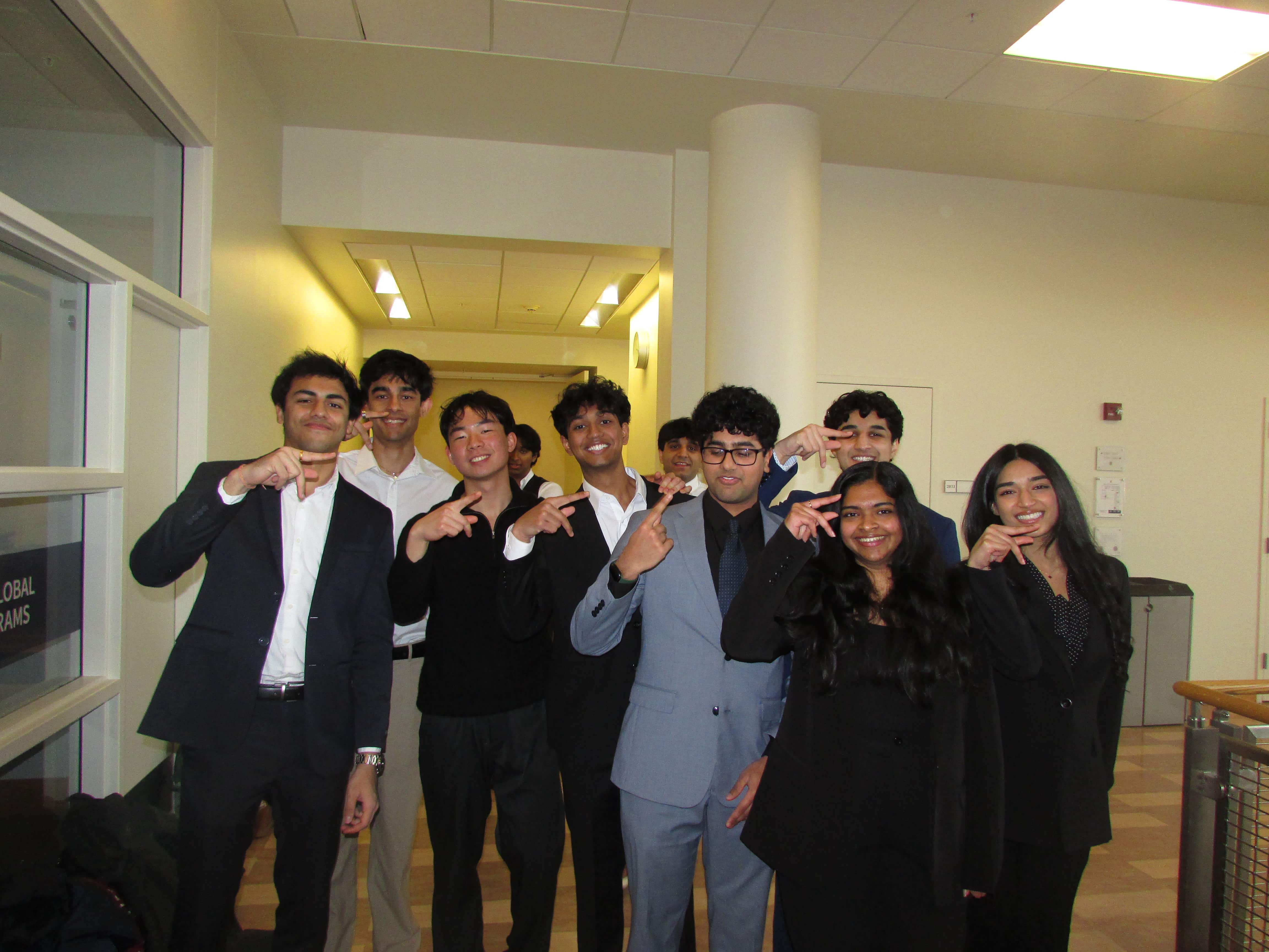 Founders members at an organization event