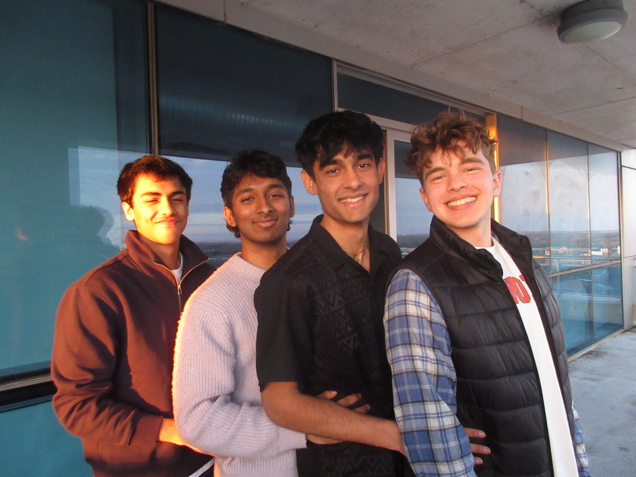 Founders members at an organization event